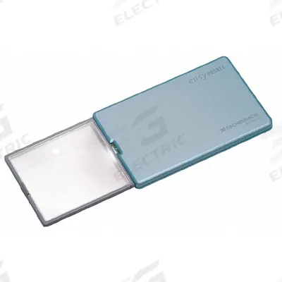 ESCHENBACH OPTIK GMBH Illuminated Pocket Magnifier: 4X, 2.5 in Focal Distance - Loupes