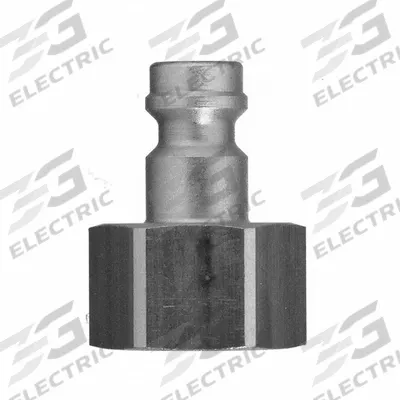 PARKER Quick Connect Socket: 1/8 in Body Size, 1/4 in Hose Fitting Size, 1/4"-18 Thread Size - Industrial Interchange Brass Quick-Connect Air Coupling Plugs