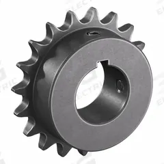 TSUBAKI Single Strand Sprocket: 40, For 1/2 in Chain Pitch, 1 1/4 in Bore Dia, 19 Teeth, Steel (MPN 40B19F-1 1/4). Key specifications — Brand: TSUBAKI.