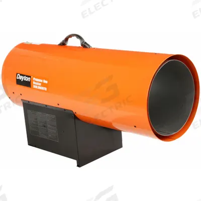 Dayton Portable Gas Torpedo Heater: 300,000 BtuH Heating Capacity Output - Direct-Fired Portable Gas Torpedo Heaters