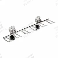TRITON PRODUCTS Multi-Prong Tool Holder: 1 3/8 in x 8 1/8 in x 2 1/4 in, 1 Hooks, 1 1/2 in Hook Dp (MPN 66660). Key specifications — Mounting Type: Surface; Includes: ABS Retainers; Finish: Brushed; Color: Silver; Accessory Type: Multi-Prong Toolholder; Locking System: ABS Retainers; Material: Stainless Steel; For Tool Type: Writing Instruments.