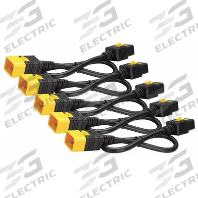 APC BY SCHNEIDER ELECTRIC Power Cord: 2 ft Lg, 3/14, Locking C20 Plug, Locking C19 Receptacle - Electronic Equipment Power Cords
