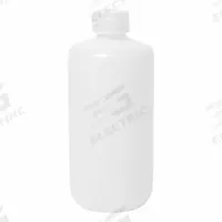 APPROVED VENDOR Reagent Bottle: HDPE, 16 fl oz, 500 mL, Colorless, 28-415 mm Screw Closure Size (MPN 33404). Key specifications — Body Color: Colorless; Closure Attached: Attached; Brand: APPROVED VENDOR; Pre-Cleaned: None; Closure Included: Yes.