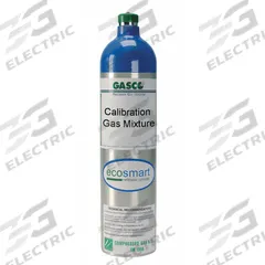 GASCO Calibration Gas: Air, +/-5% Accuracy, C5H12, Calibration Gas, 116 L Cylinder Capacity, Pentane (MPN 116ES-154-30). Key specifications — For Use With: All OEM Gas Detectors; Background Gas: Air; Brand: GASCO; Gas Mixture: Pentane (30% LEL) 0.42%.