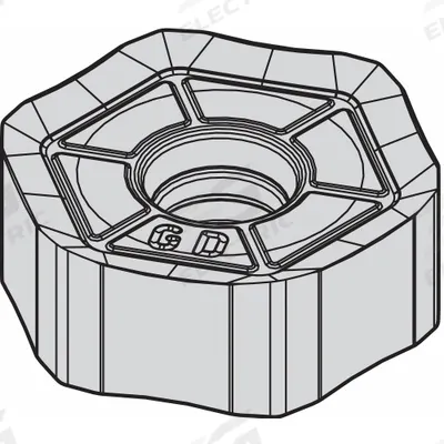 WIDIA Hexagon Milling Insert: HNGJ535ANSNGD, HNGJ0905ANSNGD (MPN 5895349) - Machining