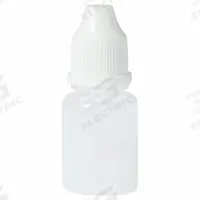 APPROVED VENDOR Dropper Bottle: LDPE, 7 mL, 0.24 fl oz, No Label, Closure Included, Dropper, Unlined (MPN PDB007PK12). Key specifications — Body Color: Colorless; Closure Color: White; Graduated: No; Brand: APPROVED VENDOR; Closure Included: Yes; Bottle Imprinting: No Label.