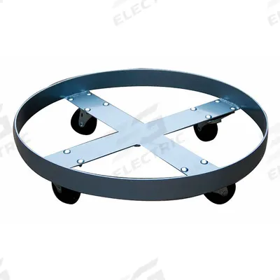 APPROVED VENDOR Drum Dolly: 1,200 lb Load Capacity, For 55 gal Container Capacity, Round - Cross-Brace Drum Dollies with Support Ring