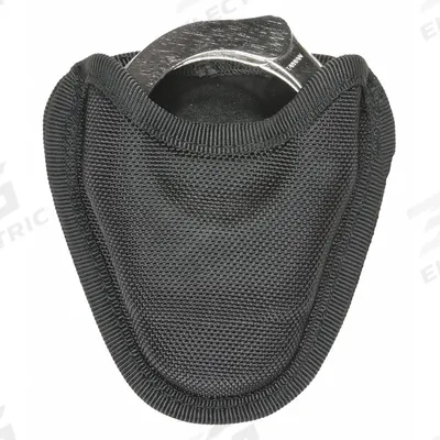 HEROS PRIDE Handcuff Pouch: Handcuff Pouch, Single, Nylon, Ballistic, Black, Handcuff - Accessories for Handcuffs & Restraints