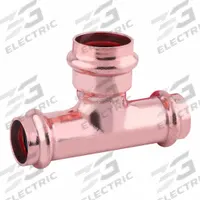 APPROVED VENDOR Crimp Tee Fitting: Tee, 3/4 in CTS x 3/4 in CTS x 1 in CTS size, Rolled Center Stop (MPN 816YW7). Key specifications — Brand: APPROVED VENDOR; Broad - Material for Bullet: Copper Or Bronze; Brand - Broad: APPROVED VENDOR.