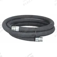 DAYTON Discharge Hose: Discharge Hose, 1 in x 12 ft, Rubber, Rubber, Aluminum, -22° to 130°F (MPN 12F732). Key specifications — Hose Tube Material: Rubber; Brand: DAYTON; Hose Cover Material: Rubber; Temperature Range: -22° to 130 °F; UL Listed: No; Fitting Material: Aluminum.