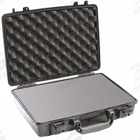 PELICAN Protective Case: 10 3/4 in x 15 3/4 in x 3 7/8 in Inside, Convoluted/Pick and Pluck/Solid (MPN 1470). Key specifications — Closure Type: Double Safety Locking with Keys; Material: Plastic; Brand: PELICAN; Includes Foam Insert: Foam Insert Included.