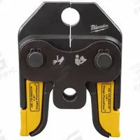 MILWAUKEE Press Jaw: 1/2 in Pipe, PEX, For Viega Pureflow, Sub-Compact Tool Types (MPN 49-16-2631P). Key specifications — attr518773: Jaw; attr518762: PEX; attr518771: Steel; attr518761: Viega Pureflow; attr518760: MILWAUKEE.