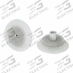 SCHMALZ Vacuum Pad Assembly: Flat, 1/8 in NPT Vacuum Port, 39.2 mm Pad Dia, Clear, 28.9 mm Pad Ht (MPN 10.01.01.15064). Key specifications — attr1019136: 10.01.01.15064; attr1019138: SCHMALZ; attr1019139: 55 A.