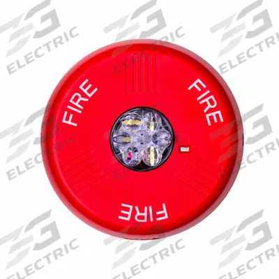 EATON Strobe Light: 24V, Surface Mount Mounting, Ceiling Mount, 6 1/4 in Overall Dp - Fire Alarm Strobes
