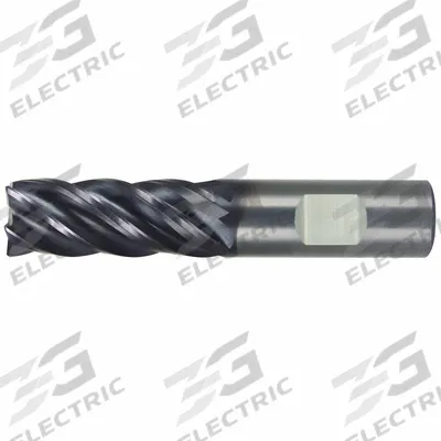 WIDIA HANITA: Carbide, AlTiN Coated, 5 Flute, 1/2" Mill Dia, 1-1/4" LOC - Fast-Cutting Carbide Square End Mills for Steel & Cast Iron