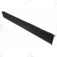 TANIS Strip Brush: 1 3/4 in Bristle Trim Ht, Black, 0.014 in Bristle Dia, Crimped Wire, Steel, 10 PK (MPN MB400484). Key specifications — Bristle Type: Crimped Wire; Backing Material - Brush: Steel; Bristle Color: Black; Brand: TANIS.
