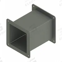 Wireway Nipple: 4 in Wd, 4 in Ht, 6 in Lg, Steel (MPN F44WN6). Key specifications — Brand: HOFFMAN; With Knockouts: No.
