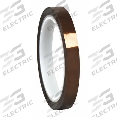 3M Electrical Tape: 3/4 in Wd, 5 yd Lg, 3 mil Thick, Polyimide Film, Acrylic - High-Temperature Electrical Tape