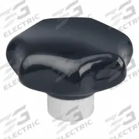JW WINCO Plastic Hand Knobs with Steel Hub: 7 Point, Plastic w/ Steel Thread, 1/2"-13 Thread (MPN 8TC92/E). Key specifications — Brand: JW WINCO.