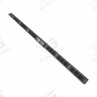 EATON TRIPP LITE PDU: Three-Phase, 208V AC, 42 Outlets, (18) C39/(24) C13, Metered, Remote-Monitored (MPN EVMI1530X). Key specifications — Plug Type: NEMA L15-30P; Brand: EATON TRIPP LITE; Phase: Three-Phase; Maximum Input Voltage: 208V AC; Receptacle Type: (18) C39; Mounting Location: Vertical Rack; Facing: Front or Side.