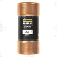 BUSSMANN Fuse: JKS Series, Class J, Cylindrical Body, Fast-Acting, 35 A, 600 V AC, Non-Indicating (MPN JKS-35). Key specifications — attr1287274: JKS; attr211200: BUSSMANN.
