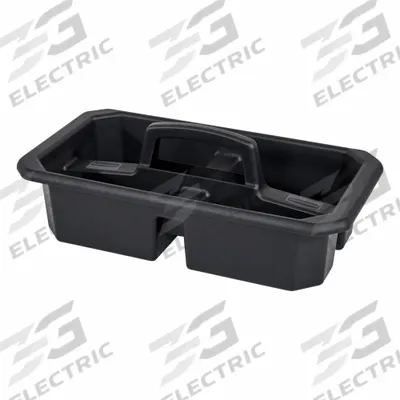 RUBBERMAID COMMERCIAL PRODUCTS Cleaning Caddy: Black, 15 5/8 in Overall Ht - Housekeeping Cart Accessories
