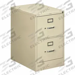 HON Vertical File Cabinet with Drawer: Putty, 2 Drawers, 29 in Overall Ht, 25 in Overall Dp, Steel (MPN H512C.P.L). Key specifications — attr988670: Unfinished; attr988694: Steel; attr988716: Vertical File Cabinet with Drawer; attr988691: Integrated; attr988652: HON; attr988656: Putty; attr988720: Handle.