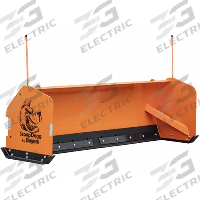 BUYERS PRODUCTS Vehicle Mounted Snow Pusher: Backhoe, 85 hp Machine Horsepower Required - Snow Pushers