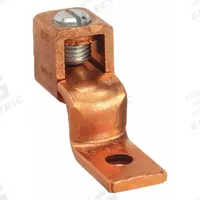 BLACKBURN Wire Connector: 2 AWG – 1/0 AWG Wire Sizes, 17/64 in Stud Size, Unplated Copper Lug Body (MPN BTC1102). Key specifications — attr1294325: BLACKBURN; attr1358749: Copper; attr1358750: 1/0 AWG; attr1358751: 2 AWG; attr1358777: Unplated Copper.