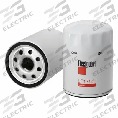 FLEETGUARD Automotive Oil Filter: B7449, LF17531, 5 in Overall Ht, 13 11/16 in Overall Lg - Spin-On Oil Filters