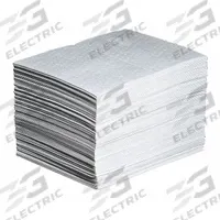 PIG Sorbent Pad: 22 1/2 oz Volume Absorbed Per Pad, 20 in x 15 in Pad Size (L x W), White, 125 PK (MPN MAT460). Key specifications — Brand: PIG; Material: Polypropylene.