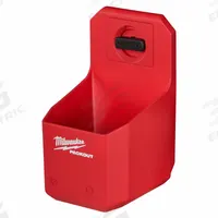 MILWAUKEE PACKOUT Cup Holder: 4 in W x 7 in H x 7 1/4 in L, Polymer, Red (MPN 48-22-8336). Key specifications — attr1120130: MILWAUKEE; attr1120217: Polymer; attr1120218: Red; attr1126375: Tool Chests.