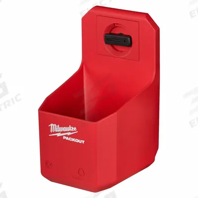 MILWAUKEE PACKOUT Cup Holder: 4 in W x 7 in H x 7 1/4 in L, Polymer - PACKOUT Tool Racks, Shelves & Holders