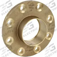 NIBCO Sweat Fitting Adapter: 4 in CTS x 4 in Pipe, Cup x Flange, Bronze (MPN 771-LF 4)
