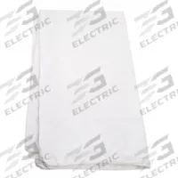 R & R TEXTILE Pillow Protector: Queen, 30 in Overall Lg, 21 in Overall Wd, White, Cotton/Polyester (MPN X10150). Key specifications — Brand: R & R TEXTILE; Material: Cotton.