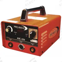 PRO WELD Drawn Arc Stud Welder: 208/230/460V, 50/60 Hz, For 1/2 in Max Stud Dia (MPN ARC 656). Key specifications — Phase: Three-Phase; Input Frequency: 50/60 Hz; For Maximum Stud Diameter: 1/2 in; Brand: PRO WELD; Manufacturer Part Number: ARC 656.