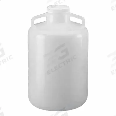 APPROVED VENDOR Carboy: 20 L Capacity - mL, 100 mm Screw Closure Size, Screw On Cap, Colorless - Round Carboys