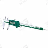 INSIZE Wireless Digital Caliper: 0.005 in to 12 in /0.01 mm to 300 mm, Inch/Metric, Wireless (MPN 1113-300). Key specifications — attr1185476: INSIZE; attr1185435: Inside; attr1185436: Certificate of Inspection with NIST Traceability; attr1185475: Not Rated; attr1185429: +/- 0.0012 in; attr1185430: 0.0005 in/0.01 mm; attr1218557: Built-In; attr1220488: Not Included.