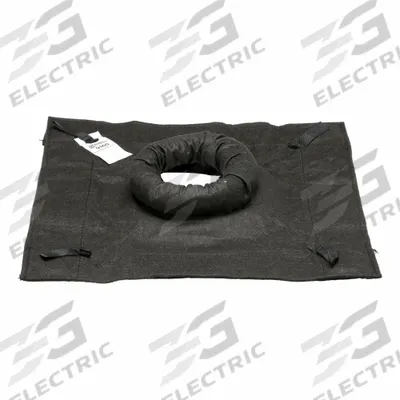 ULTRATECH Inlet Guard: Oil/Sediment, 4 1/2 in dia x 24 in L x 24 in W x 0 in H - Magnetic Street Drain Filters