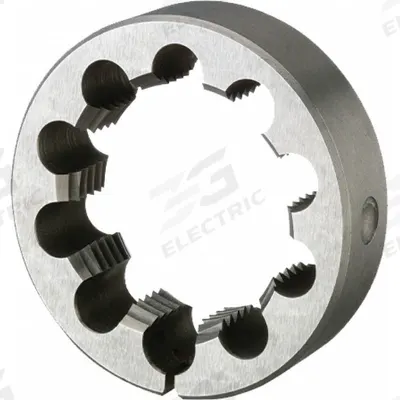 APPROVED VENDOR Round Threading Die: 3/4"-24 UNS, 2 in OD, Solid, High Speed Steel (MPN 13252) - Solid Round Threading Dies