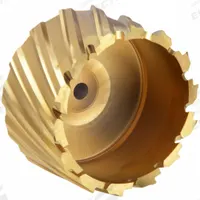 SLUGGER BY FEIN Annular Cutter: 2 3/4 in Cutter Dia, 1 in Max Cutting Dp, TiN, High Speed Steel (MPN 63134698102). Key specifications — attr253884: No; attr253885: TiN; attr253886: High Speed Steel; attr253887: Weldon Flat; attr253888: Fractional Inch; attr277149: SLUGGER BY FEIN.