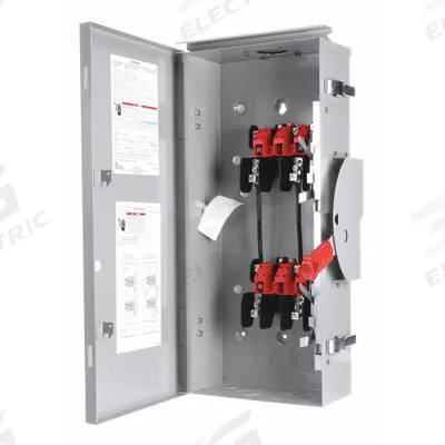 Siemens Safety Switch: Non-Fusible, 100 A, Single Phase, 240V AC, Galvanized Steel - Non-Fusible Safety Switches