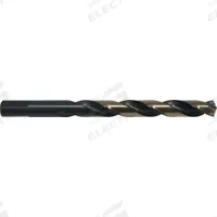 CLE-LINE Jobber Length Drill Bit: #56, 135° Split Point, Black & Gold HSS, 3-Flats Shank (MPN C18109). Key specifications — attr1225567: 0.0465.