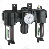 SPEEDAIRE Filter/Regulator/Lubricator: 3/8 in NPT, 60 cfm, 250 psi Max Op Pressure, 5 micron, Mist (MPN 7D720). Key specifications — attr109524: SPEEDAIRE.