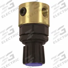 ARO Brass Regulator: Brass, 1/4 in, 13 scfm, 125 psig, 250 psig Max Op Pressure, Knob (MPN B27122-020). Key specifications — attr111627: ARO.