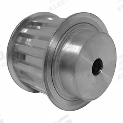 DAYTON Timing Pulley: Trapezoidal, Plain, For T10 Timing Belt Section, For 25 mm Belt Wd, 14 Teeth (MPN 40T10/14-2). Key specifications — Brand: DAYTON; Tooth Profile: Trapezoidal; Finish: Plain.