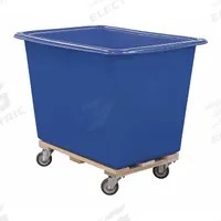 ROYAL BASKET TRUCKS Cube Truck: 11.9 cu ft, 600 lb, 40 in L x 28 in W x 31 1/2 in H, (4) Swivel, Std (MPN G10-BLX-PTA-4UNN). Key specifications — Manufacturer Part Number: G10-BLX-PTA-4UNN; Brand: ROYAL BASKET TRUCKS; Caster/Wheel Configuration: (4) Swivel; Color: Blue.