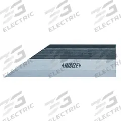 INSIZE Straight Edge: Metric/SAE, Not Certified, Satin, Stainless Steel, 3.6 micron, 5/8 in Wd (MPN 4700-400). Key specifications — attr950661: Chrome; attr950654: 3.6 micron; attr950652: Satin; attr950657: Metric/SAE; attr950658: Stainless Steel; attr950647: Not Certified; attr950649: Beveled; attr950662: INSIZE.