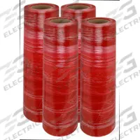 APPROVED VENDOR Stretch Wrap Film: Std Duty, 80 ga Gauge, 18 in Overall Wd, 2-Side, Red, Hand, 4 PK (MPN PSD188015). Key specifications — Color: Red; Brand: APPROVED VENDOR.