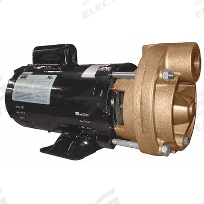 Dayton Turbine Pump: 1 hp, 115/230V AC, 120 psi Shut Off, Capacitor-Start/Run - Turbine Centrifugal Pumps